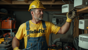 Smoke Detector Repair & Installation Service in Orange County by Hellofix worker