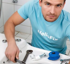 Toilet repair by HelloFix plumber